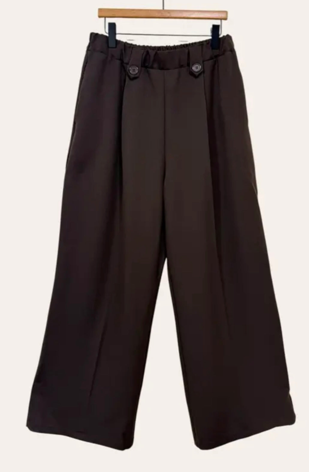 Pantalon droit chocolat