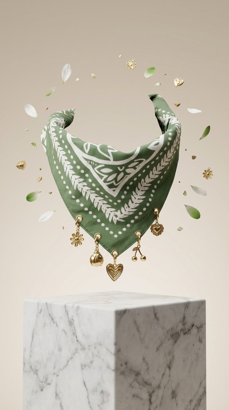 Foulard à charms