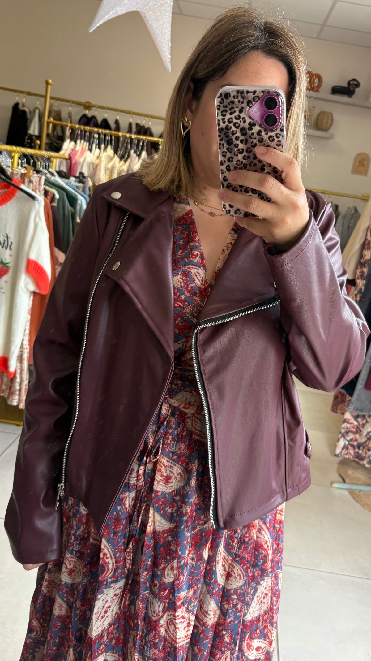 Robe longue imprimé style bandana