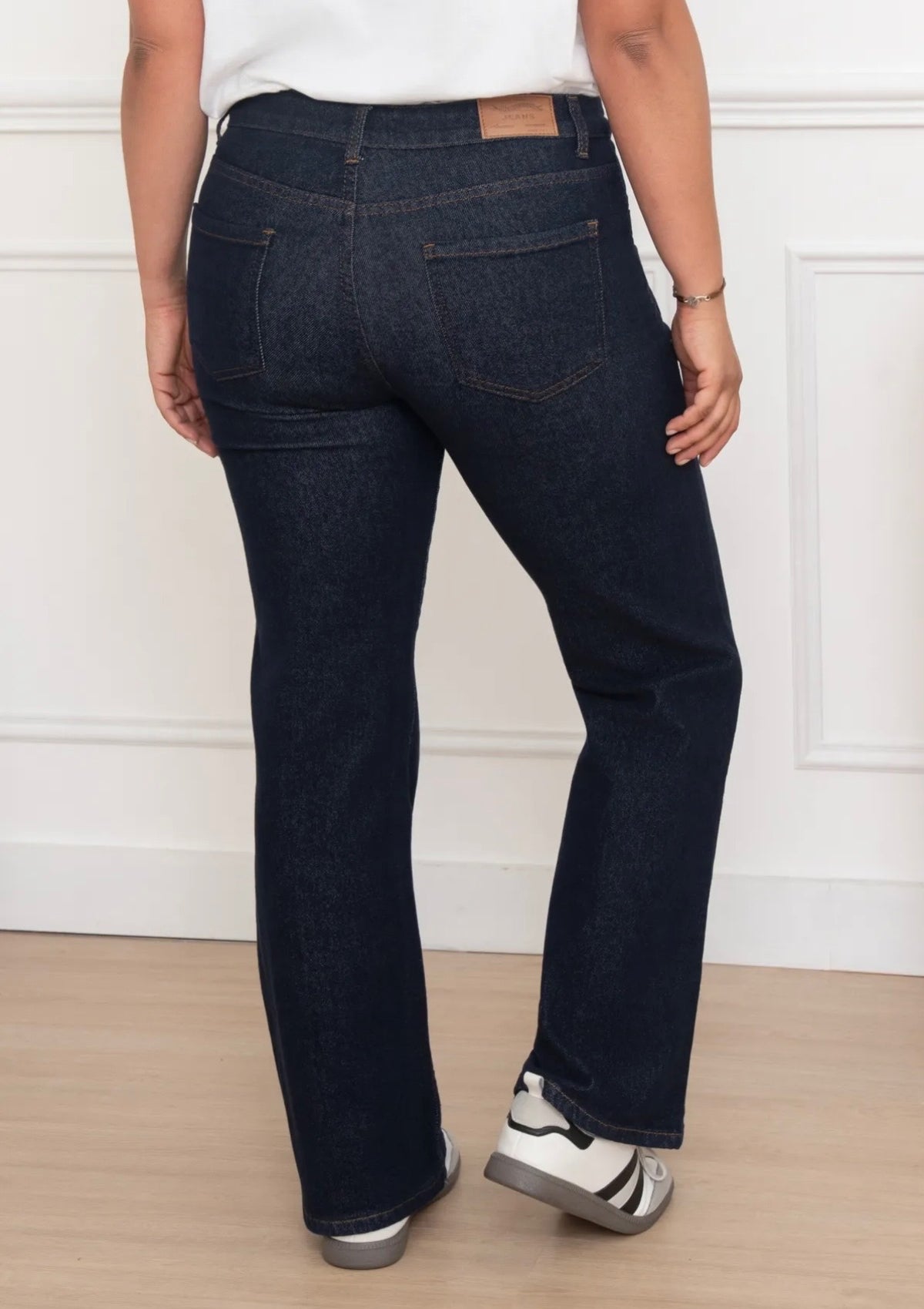 Jean wide leg bleu brut